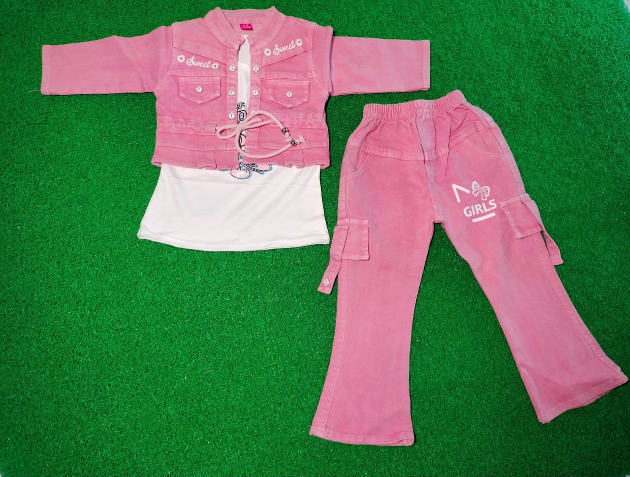 Aliya 3 Pcs Set With Jacket - Image 4