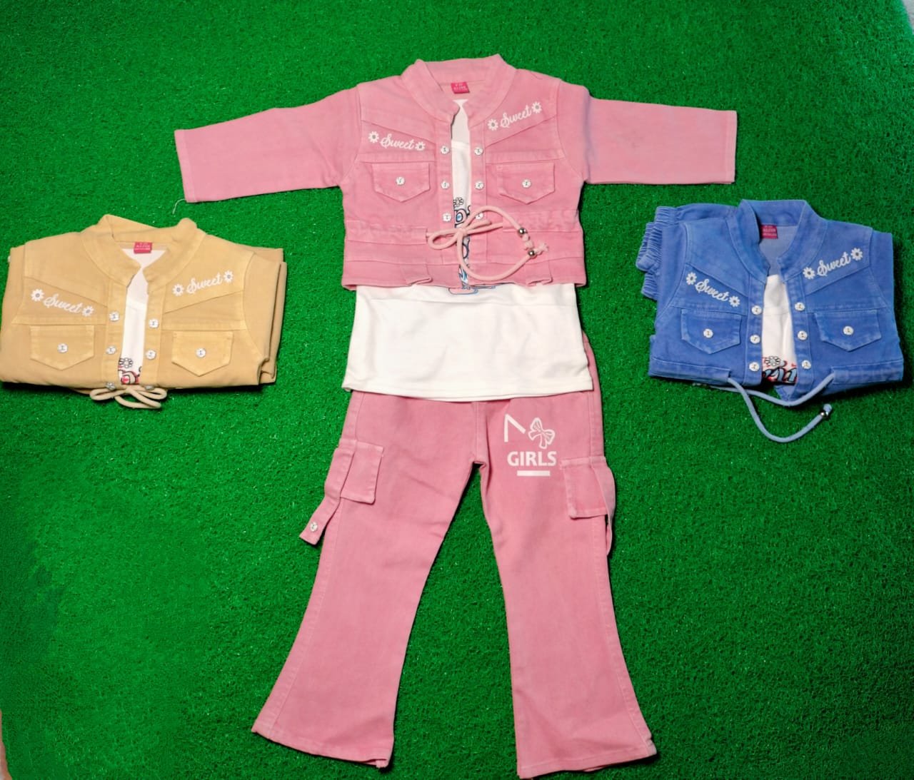 Aliya 3 Pcs Set With Jacket - Image 2